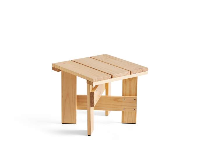 Crate Low Table, pinewood