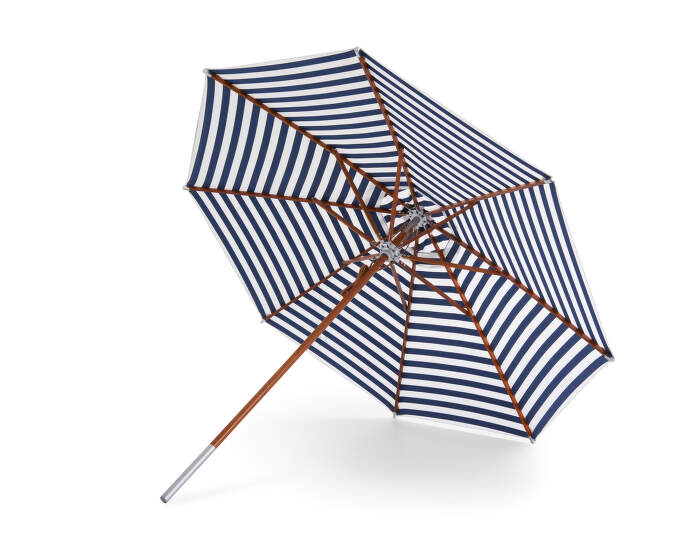 slunecnik Atlantis Umbrella Ø330, dark blue stripes