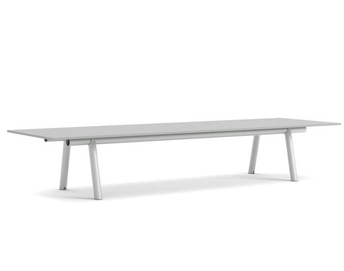 stul-Boa Table 420x128x75 cm, metallic grey / grey