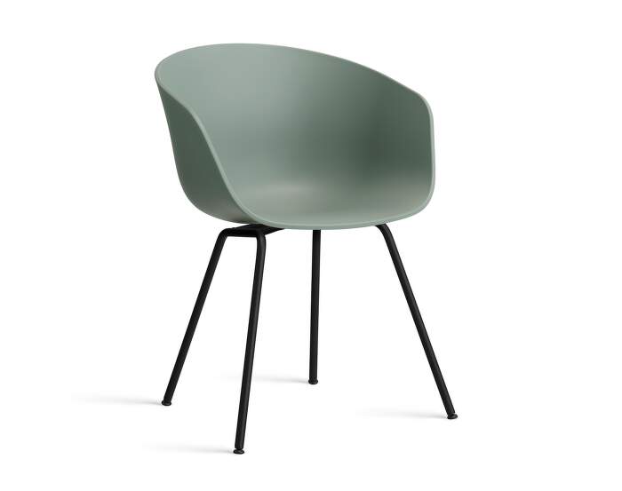 zidle-AAC 26 Chair Black Steel, fall green
