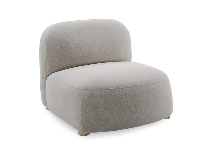 kreslo-Gem Lounge Chair, Brusvik 02 light grey