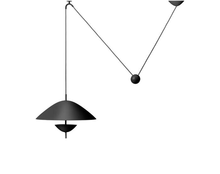 lampa-Lod Pendant, blackened iron
