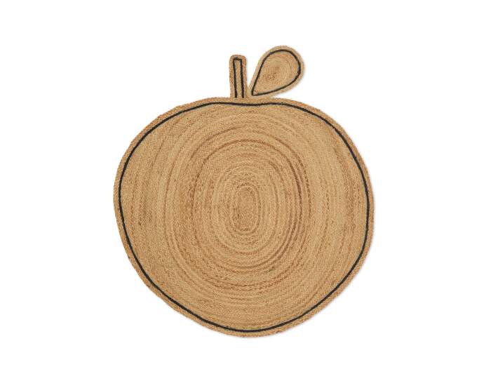 koberec-Apple Braided Jute Rug, natural