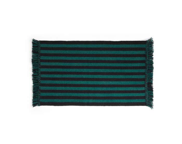 rohozka-Stripes and Stripes Wool Door Mat, green