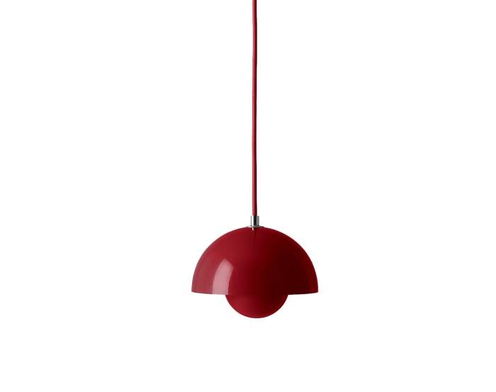 lampa-Flowerpot VP10, vermilion red