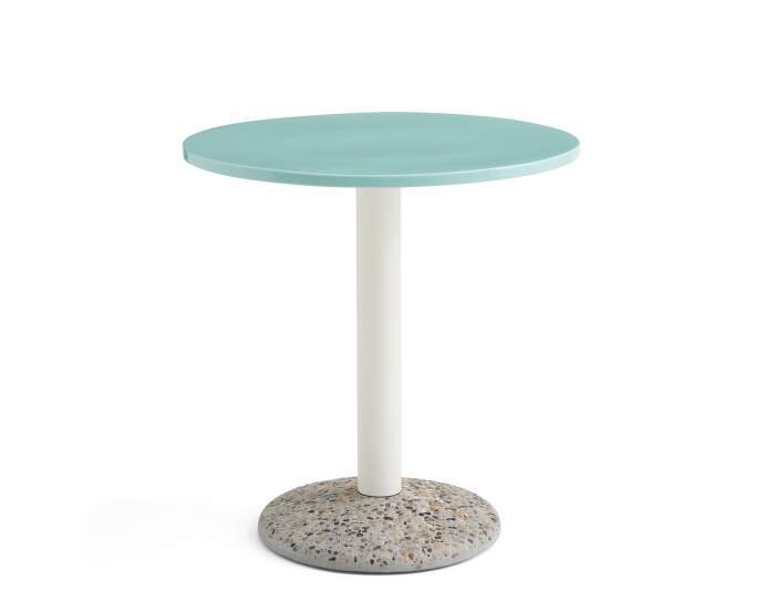 stul-Ceramic Table Ø70, light mint