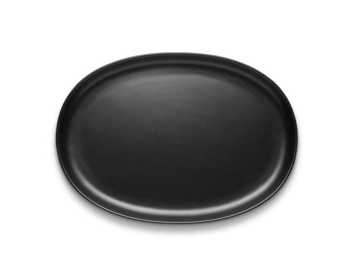 Oválný talíř Nordic Kitchen Oval Plate 26 cm 4ks, black