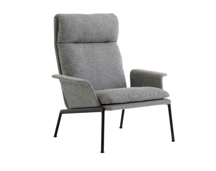Křeslo Muno LN17 High Back w. Arms, Hallingdal 126/black