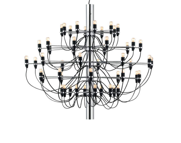 Lustr 2097/50 Clear Bulbs, chrome
