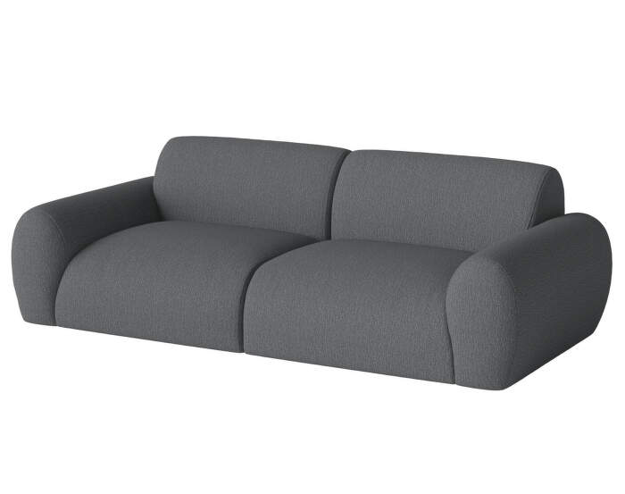 Dvoumístná pohovka Núvol Small, dark grey