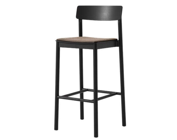 Barová židle Betty TK17, black/Fuse 351