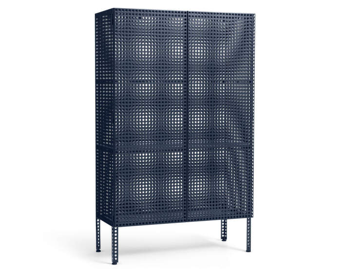 Skříňka Perforated Cabinet Floor Large, steel blue