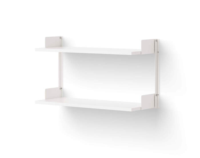 Policová sestava Wall Shelf 450, white/white