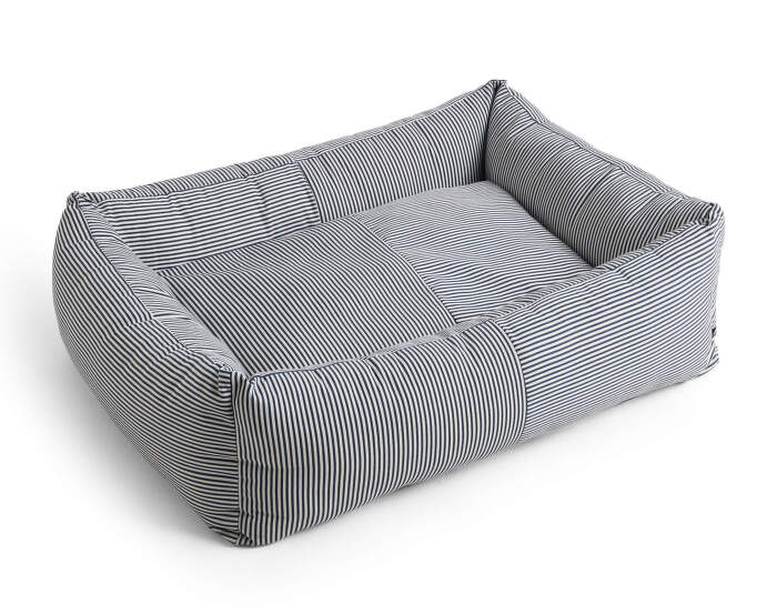 Psí pelíšek Dogs Bed L, blue and white stripe