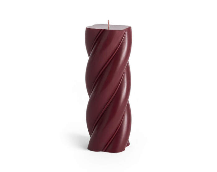 Svíčka Soft Serve Medium, bordeaux