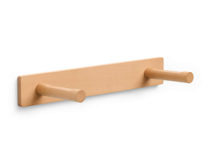 Nástěnný držák na židli Backflip, golden lacquered beech