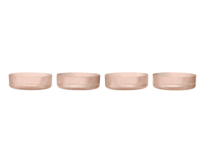 Misky Ripple set 4ks, blush