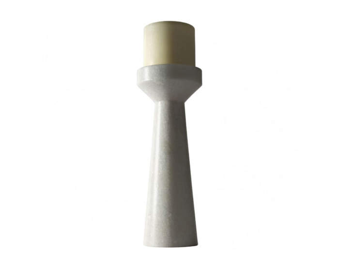 Stone Candle Holder Tall