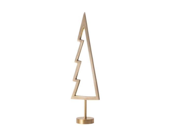 Dekorace Winterland Tree, brass outline