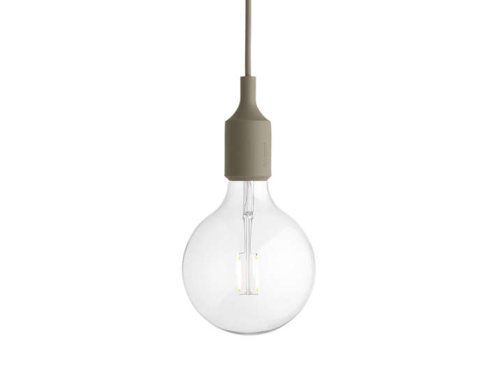 Závěsná LED lampa Muuto E27, olive
