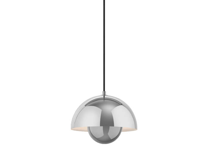 Závěsná lampa Flowerpot VP1, chrome-plated