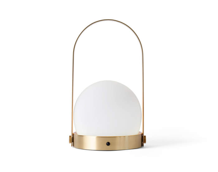 Carrie LED lamp, brass