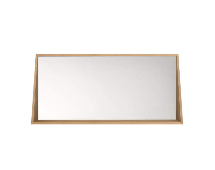 Qualitime wall mirror, 140 x 70 cm, oak