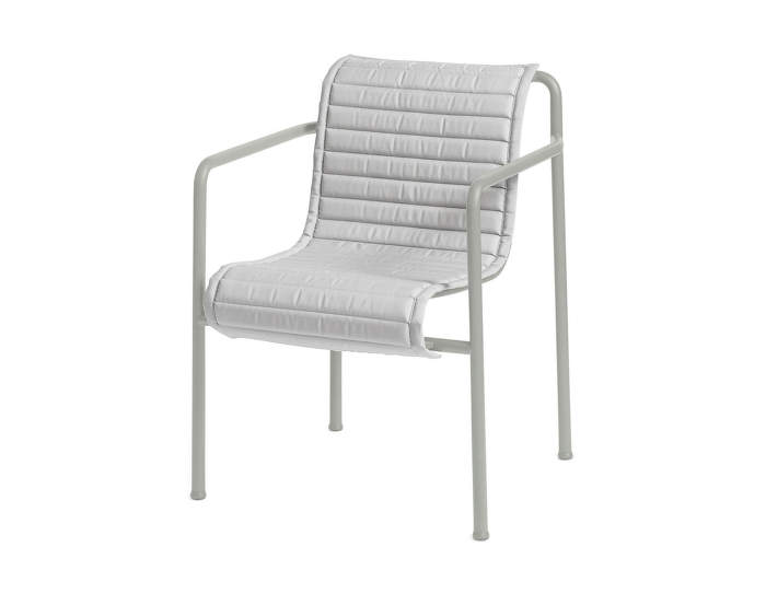 Palissade Armchair quilted cushion, sky grey