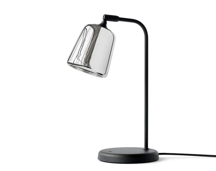 Material Table Lamp, stainless steel