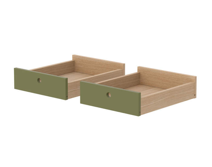 Popsicle drawers for desk