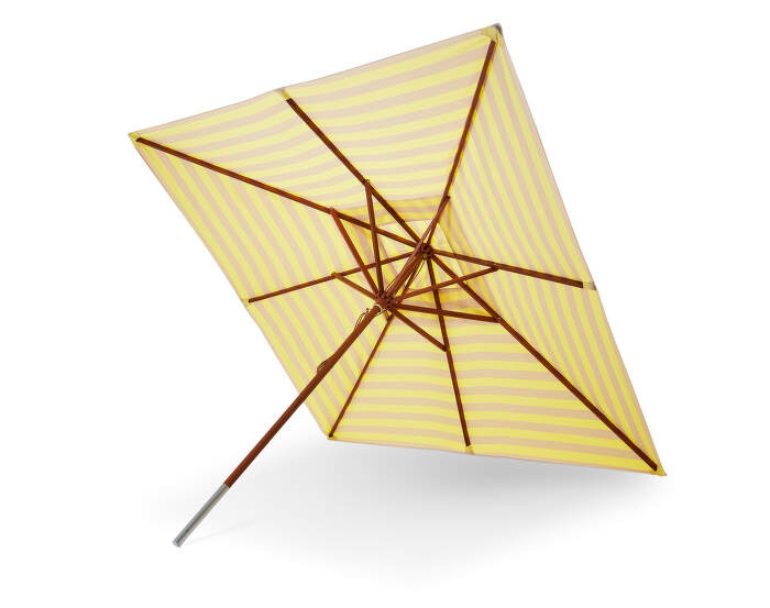 slunecnik-Messina Umbrella 300, lemon / sand stripe