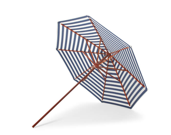 slunecnik-Messina Umbrella Ø270, dark blue stripes