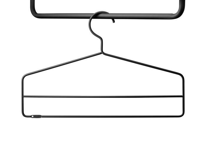 raminko-String Coat-hangers Set of 4, black