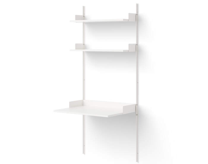 Policová sestava Study Shelf, white/white