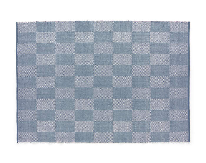 koberec-Check Rug 170x240, light blue