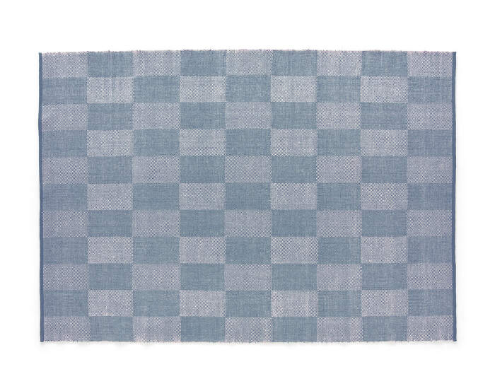 koberec-Check Rug 170x240, light blue