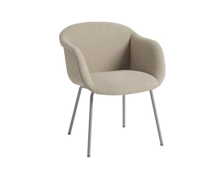 zidle-Fiber Soft Armchair Tube, Ecriture 240/Grey