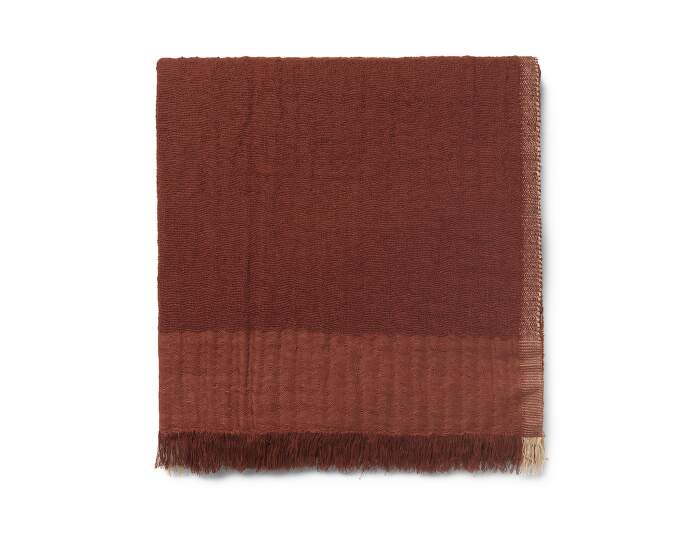 prehoz-Weaver Throw, red brown