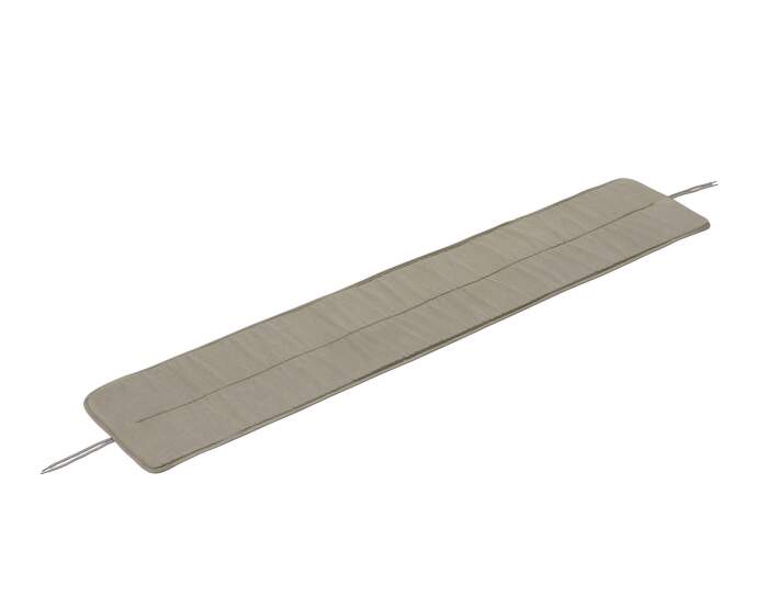 podsedak-Linear Steel Bench Seat Pad 170, light grey