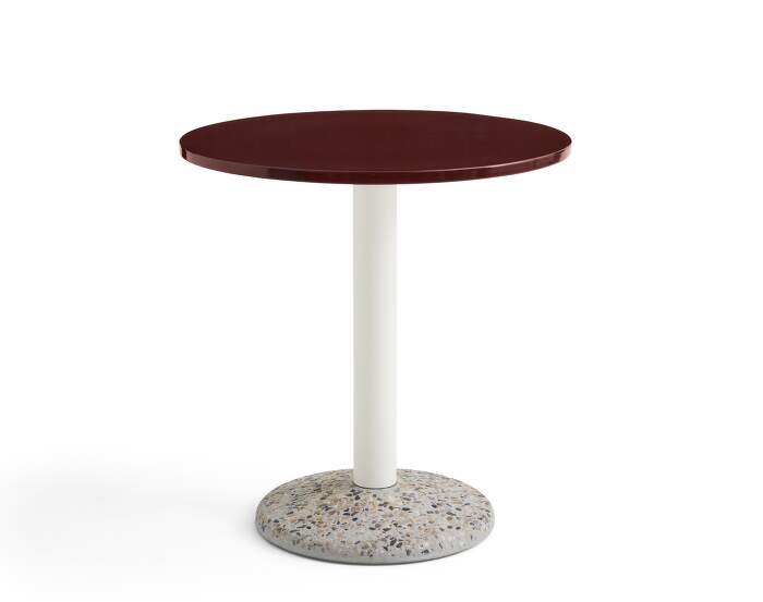 stul-Ceramic Table Ø70, bordeaux