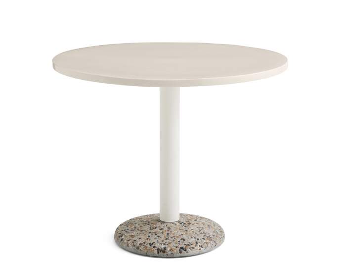 stul-Ceramic Table Ø90, warm white