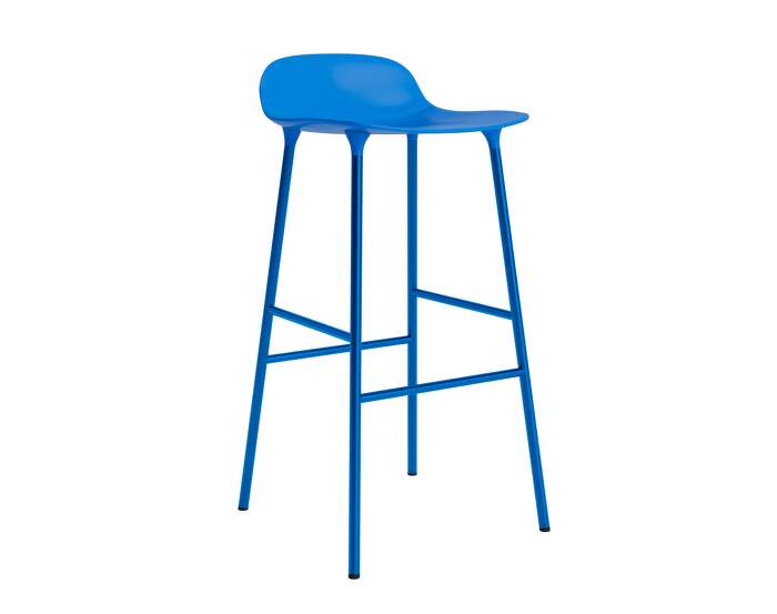 zidle-Form Bar Chair 75 cm Steel, bright blue