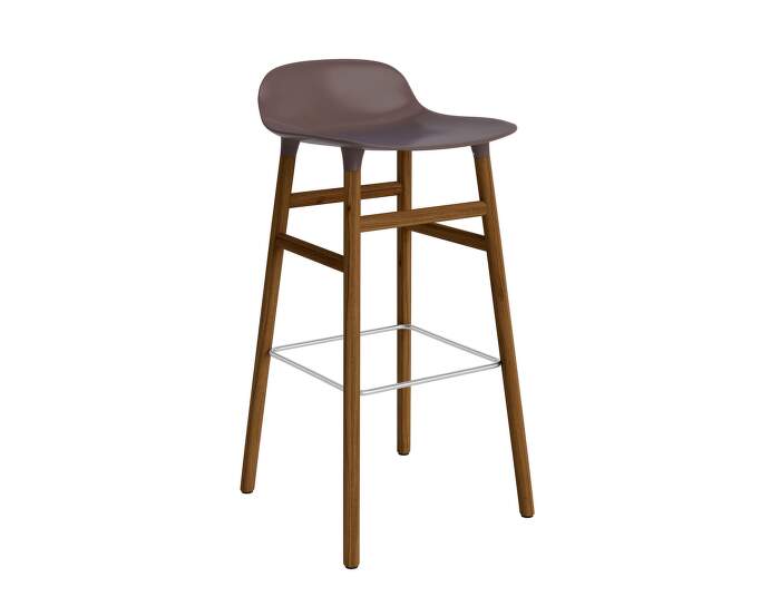 stolicka-Form Bar Chair 75 cm Walnut, brown