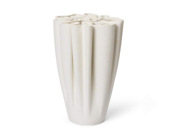 vaza-Dedali Vase, off-white