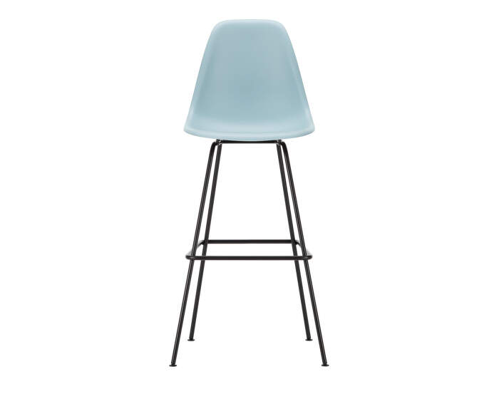 Barová židle Eames Plastic High, ice grey