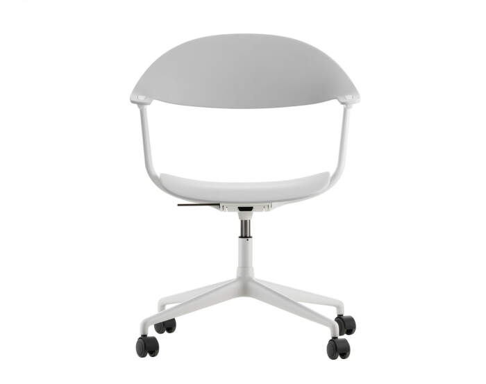 Kancelářská židle Mynt Plastic s kolečky, light grey
