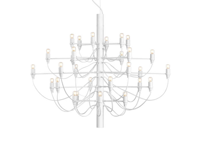 Lustr 2097/30 Clear Bulbs, matte white