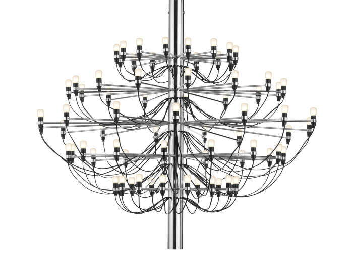 Lustr 2097/75 Frosted Bulbs, chrome