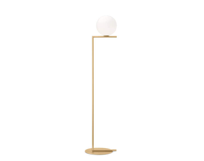 Stojací lampa IC F1, brass