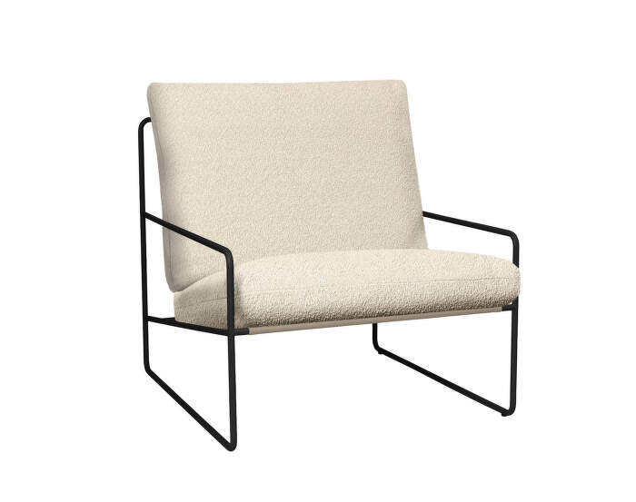 Křeslo Desert 1-Seater, black/off-white